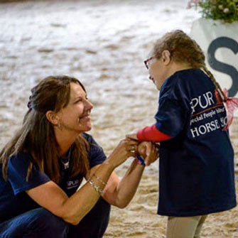 Horse Show -- Jackie and Mary